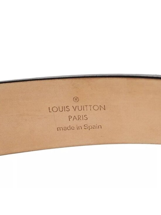Louis Vuitton Belt Monogram Santure Carre Brown Gold Hardware M6800 33 Bs137 main image 5